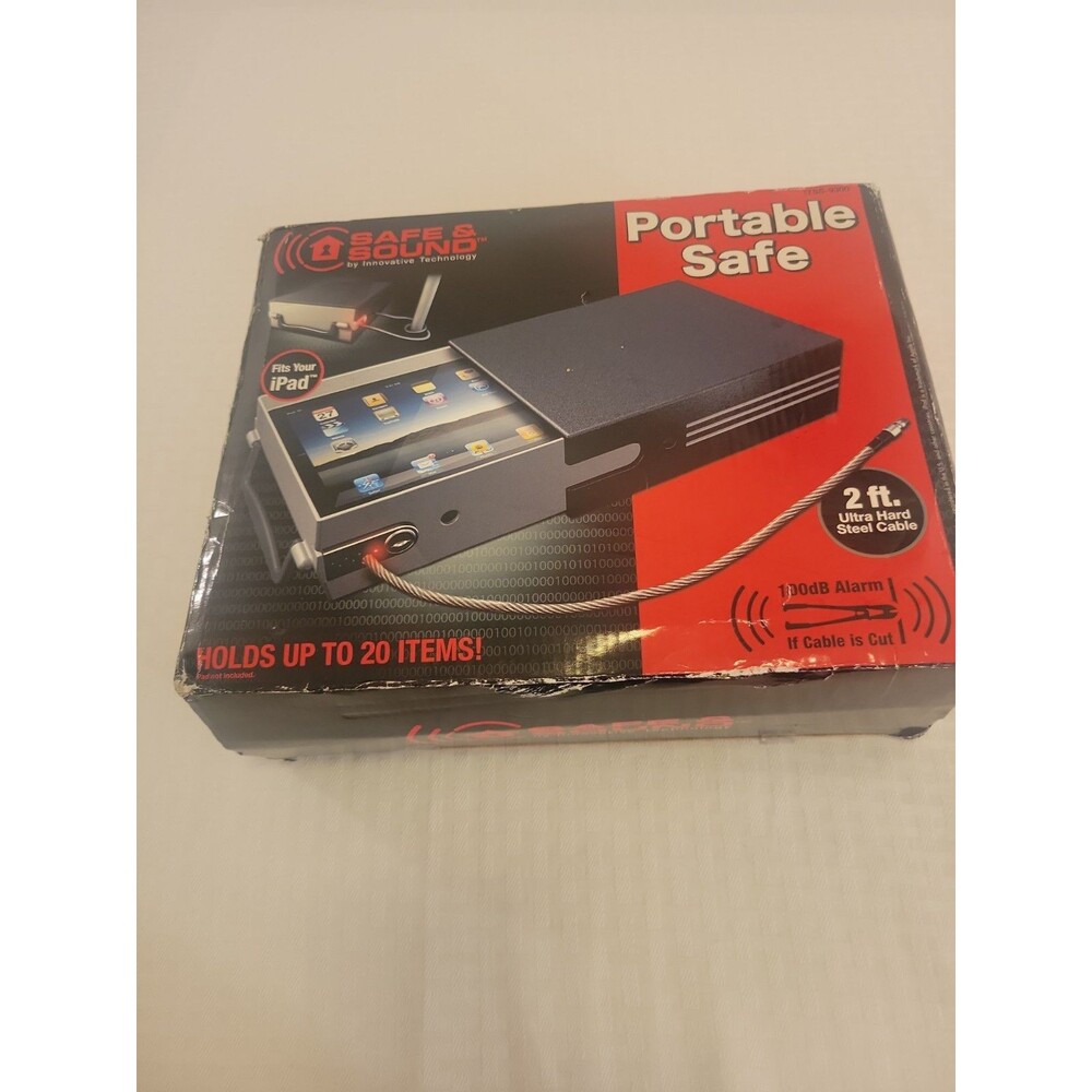 Safe & Sound by Innovative Technology Portable Safe 2011 New In Box